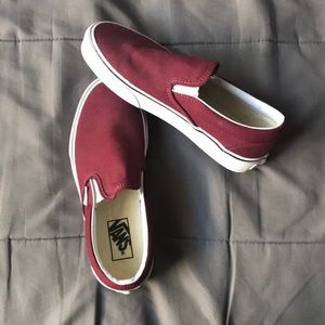 Maroon Vans